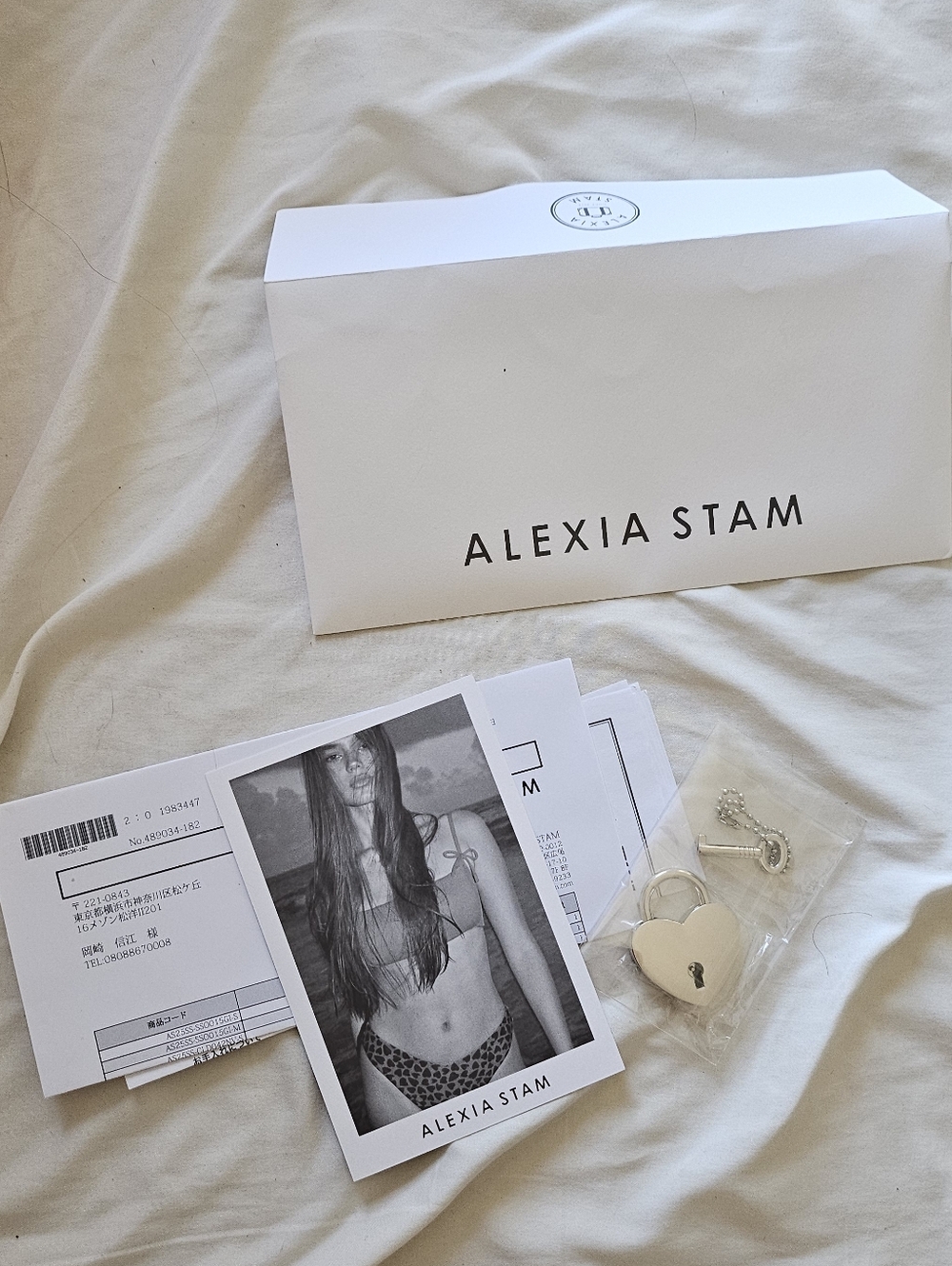 Alexia Stam Silver Heart Padloc Charm